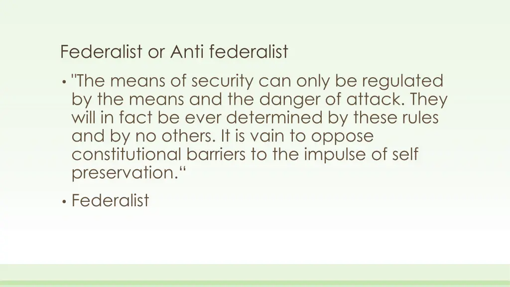 federalist or anti federalist 11