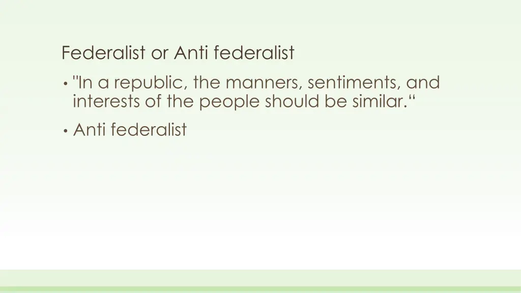 federalist or anti federalist 13