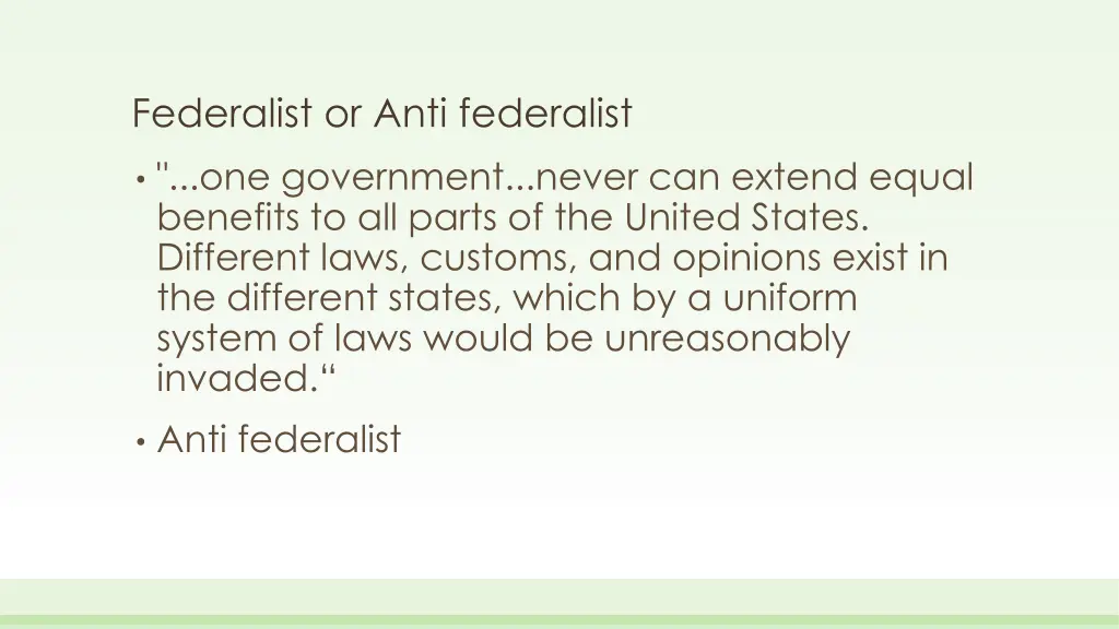 federalist or anti federalist 14