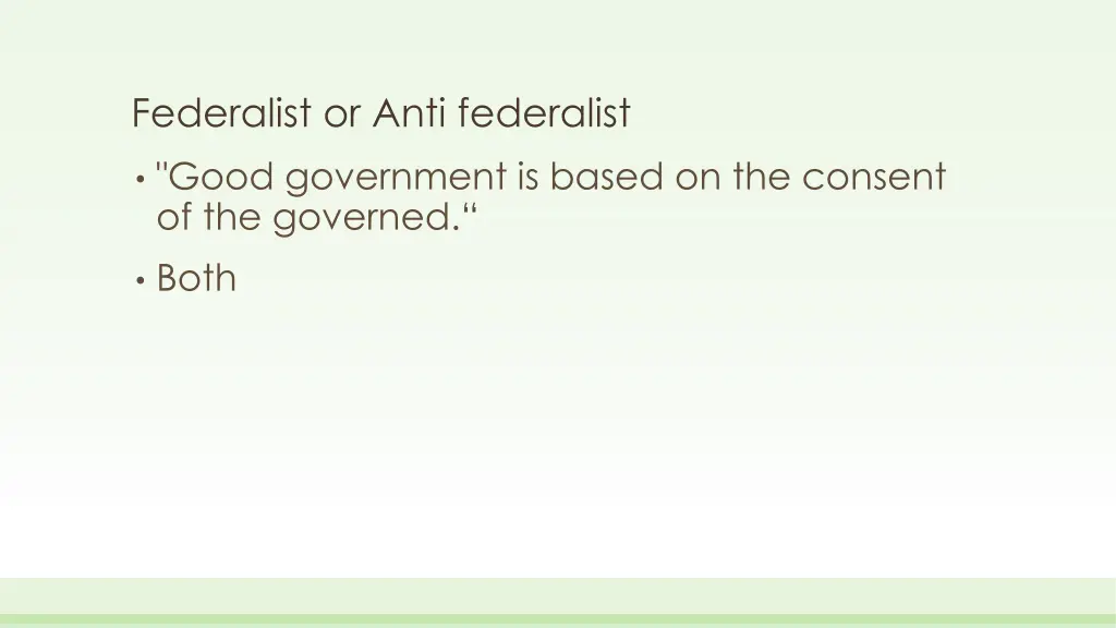 federalist or anti federalist 16