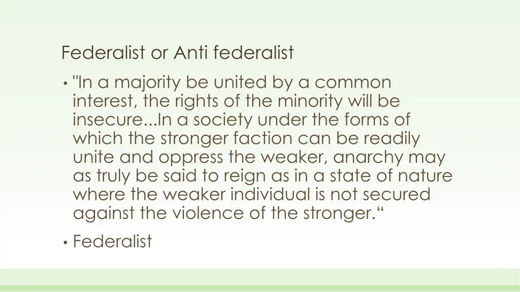 federalist or anti federalist 7