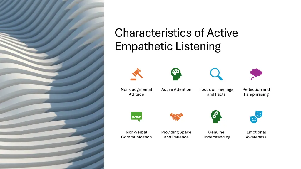 characteristics of active empathetic listening