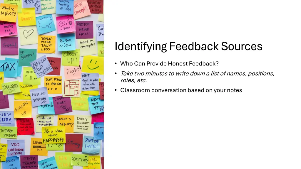 identifying feedback sources