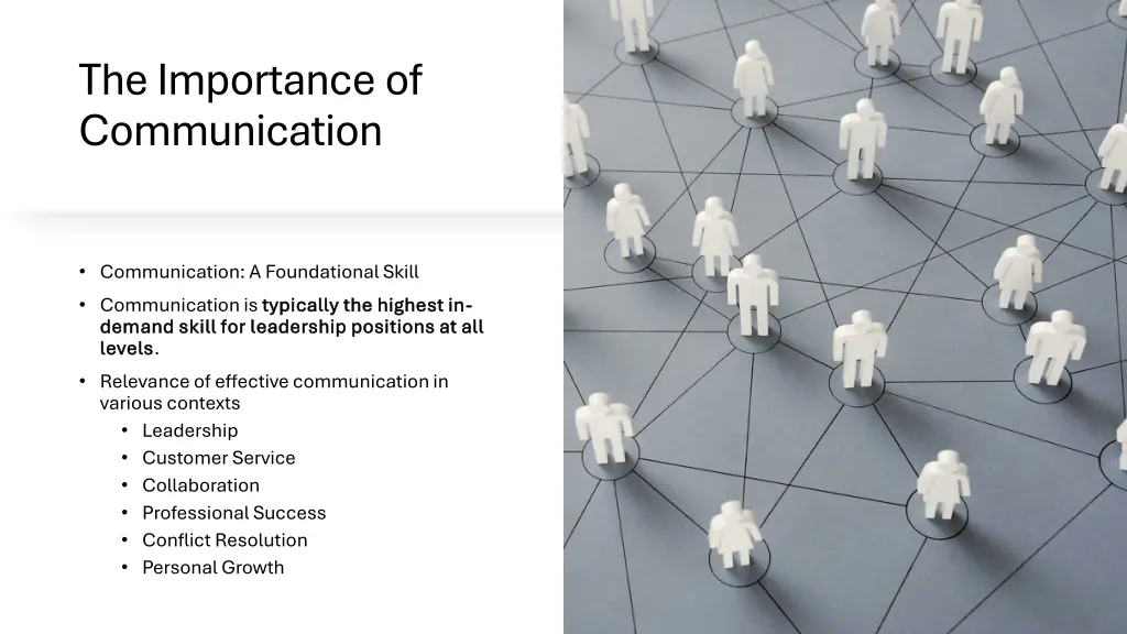 the importance of communication