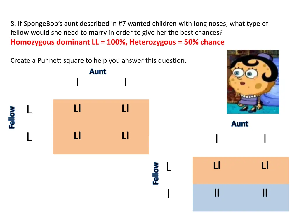 8 if spongebob s aunt described in 7 wanted 1