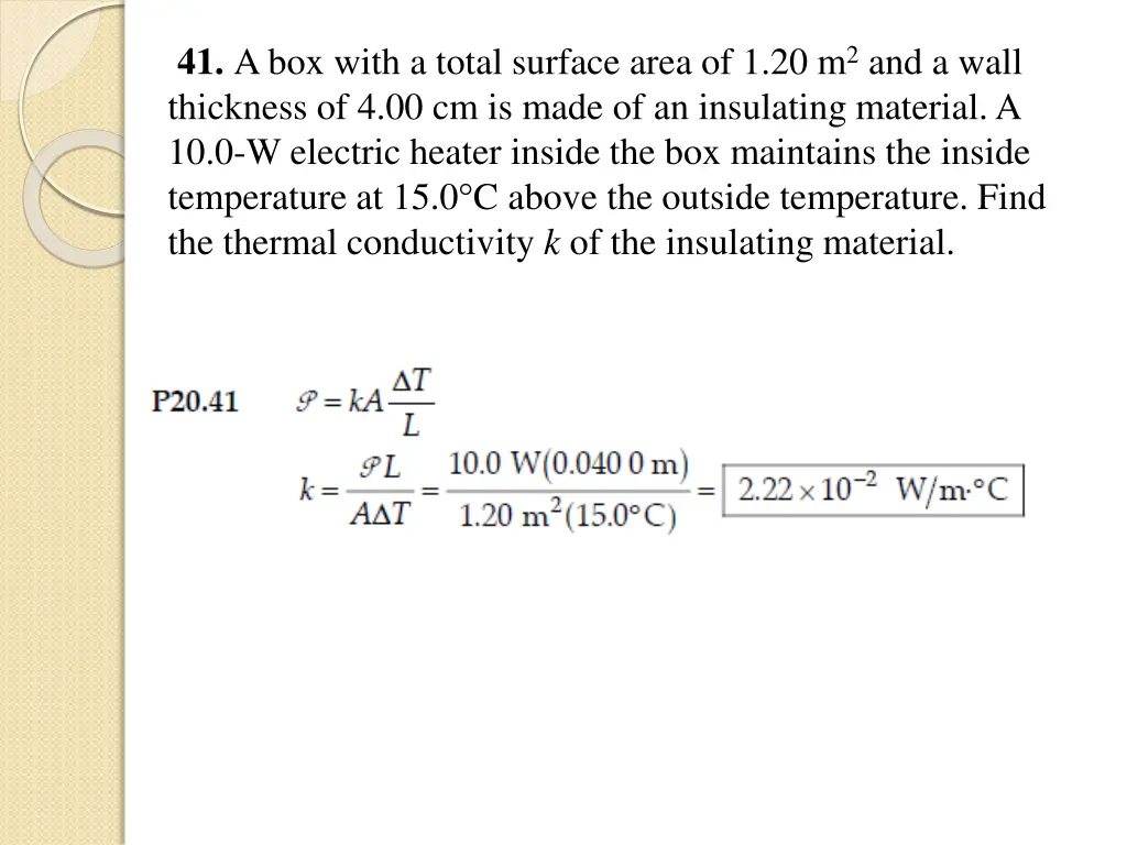 41 a box with a total surface area