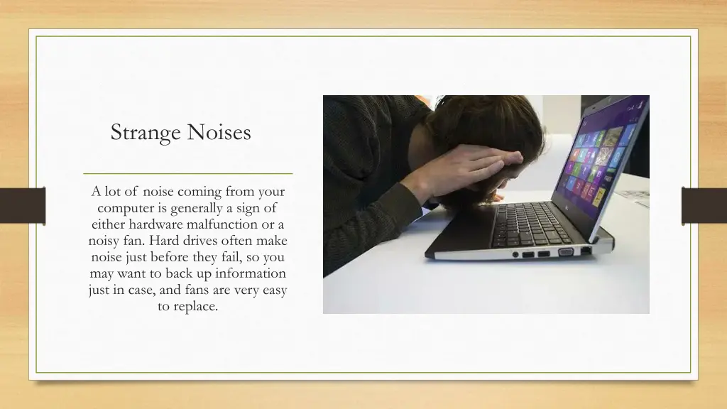 strange noises