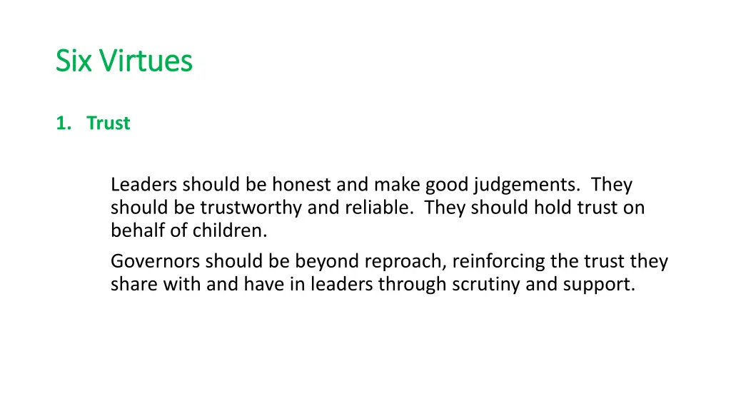 six virtues six virtues 1
