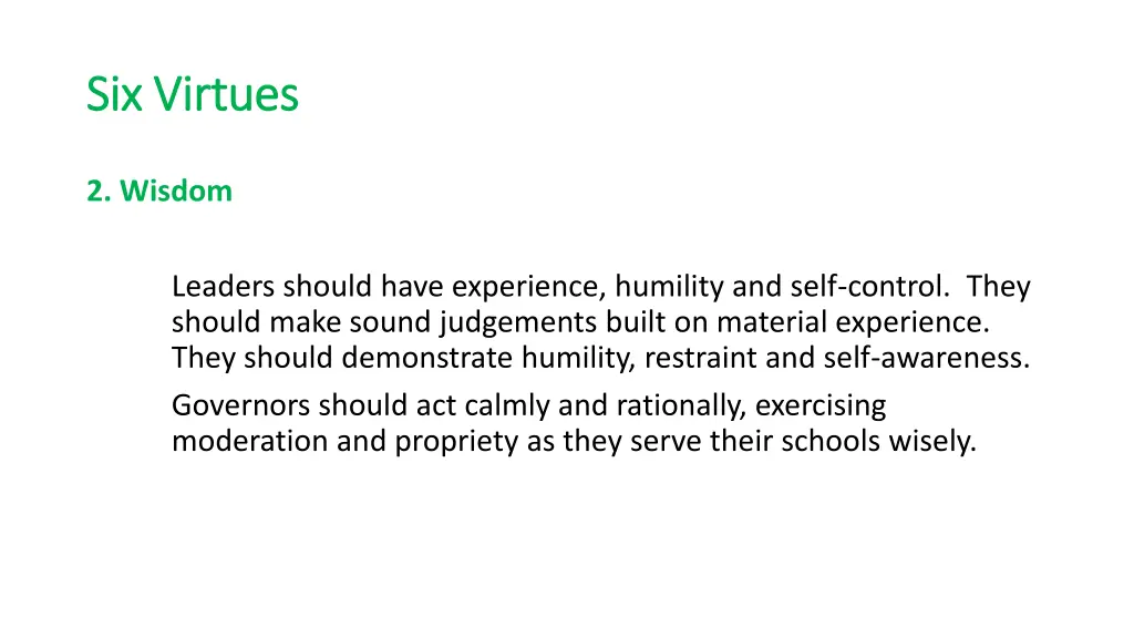 six virtues six virtues 2