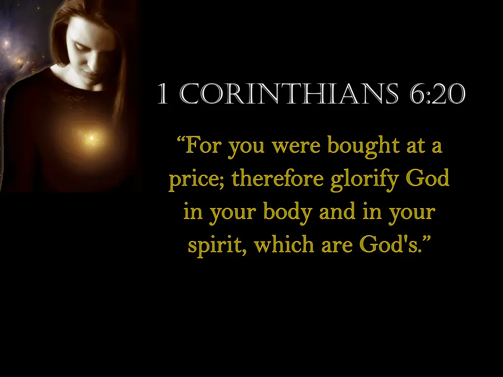 1 corinthians 6 20