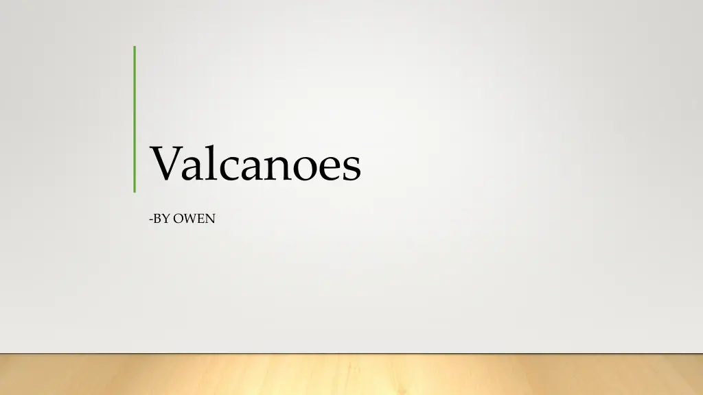 valcanoes