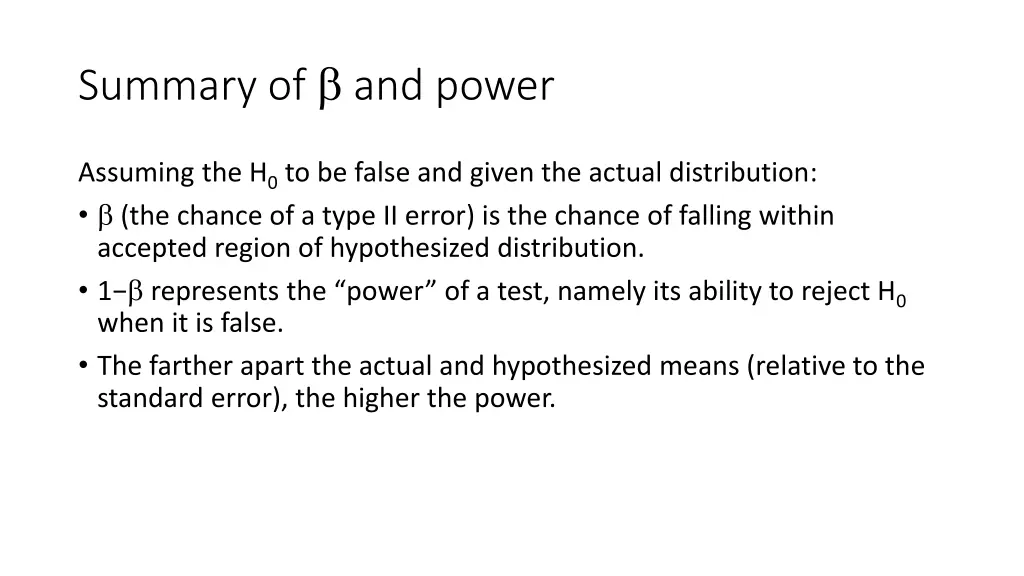 summary of and power