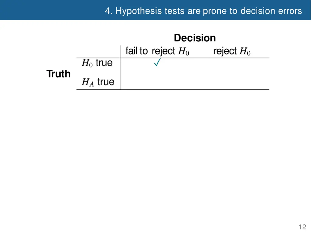 4 hypothesis tests are prone to decision errors 2