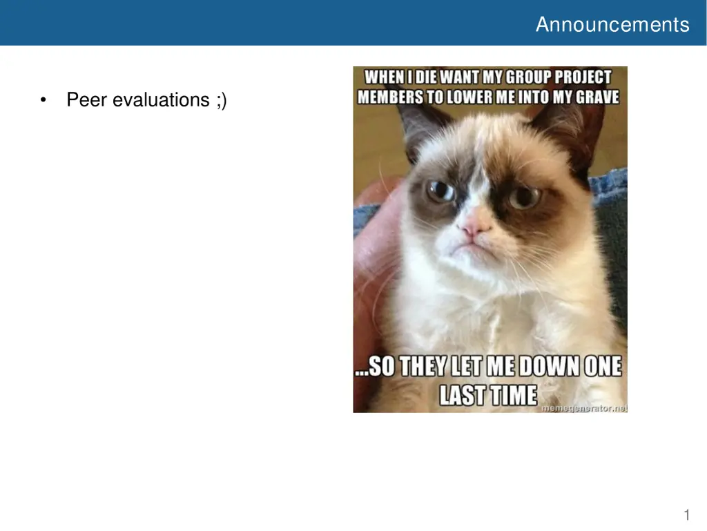 announcements 1