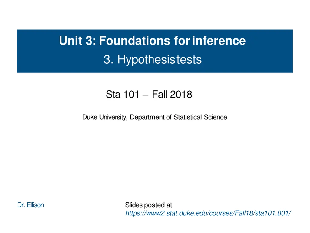 unit 3 foundations forinference 3 hypothesistests