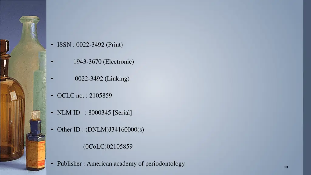 issn 0022 3492 print