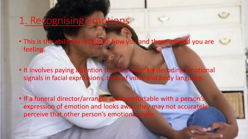 1 recognising emotions
