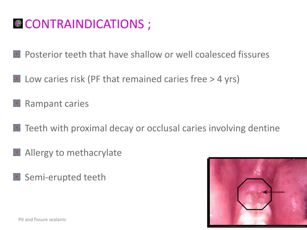 contraindications