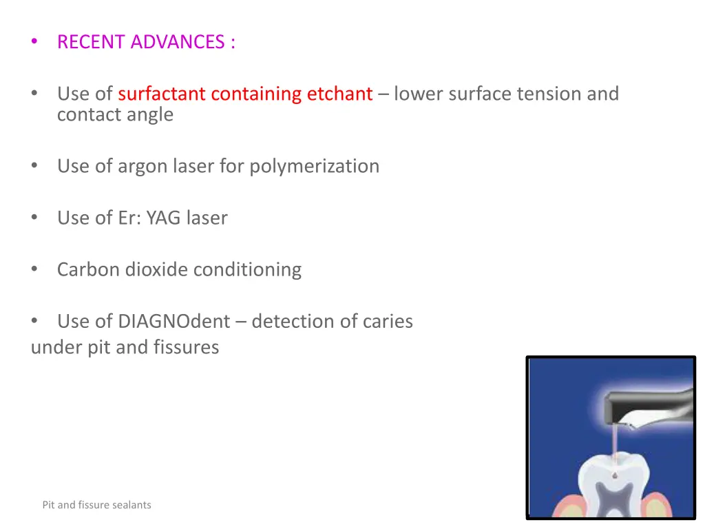 recent advances