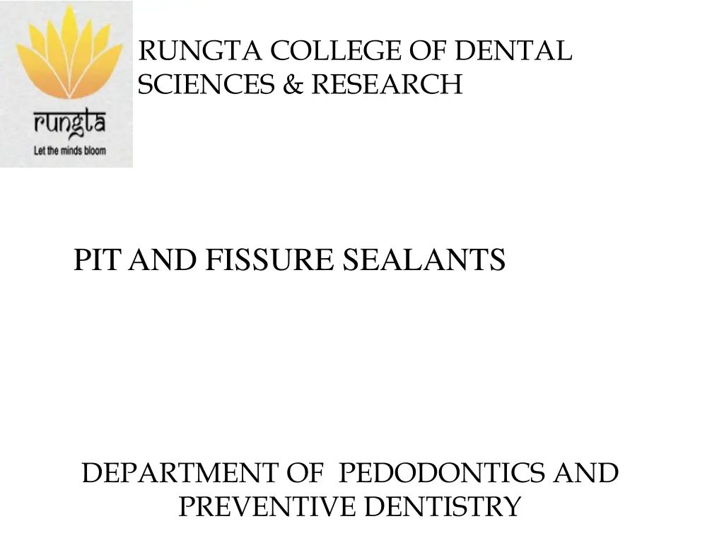 rungta college of dental sciences research