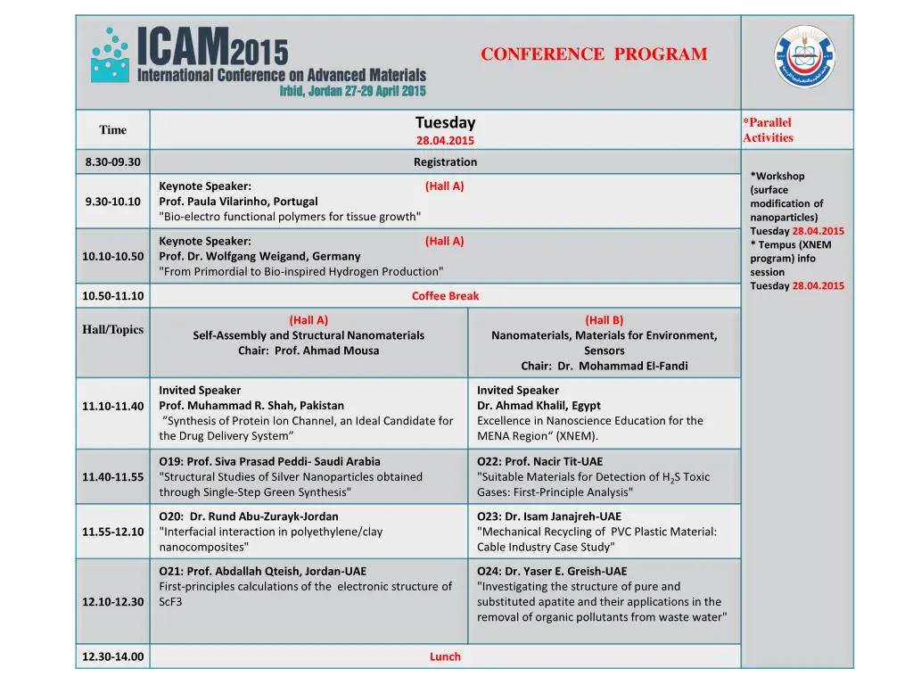 conference program 1