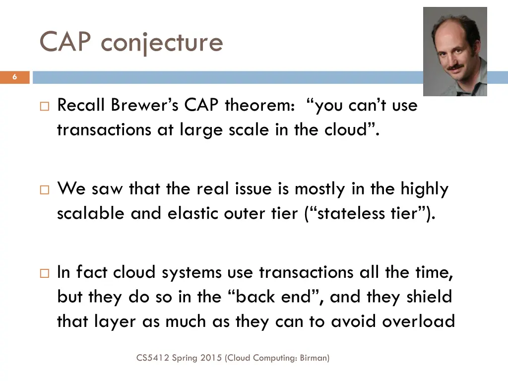 cap conjecture