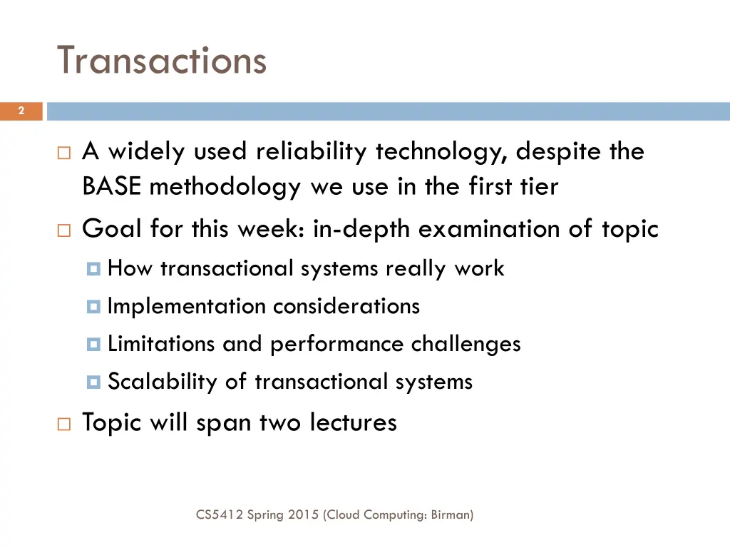 transactions