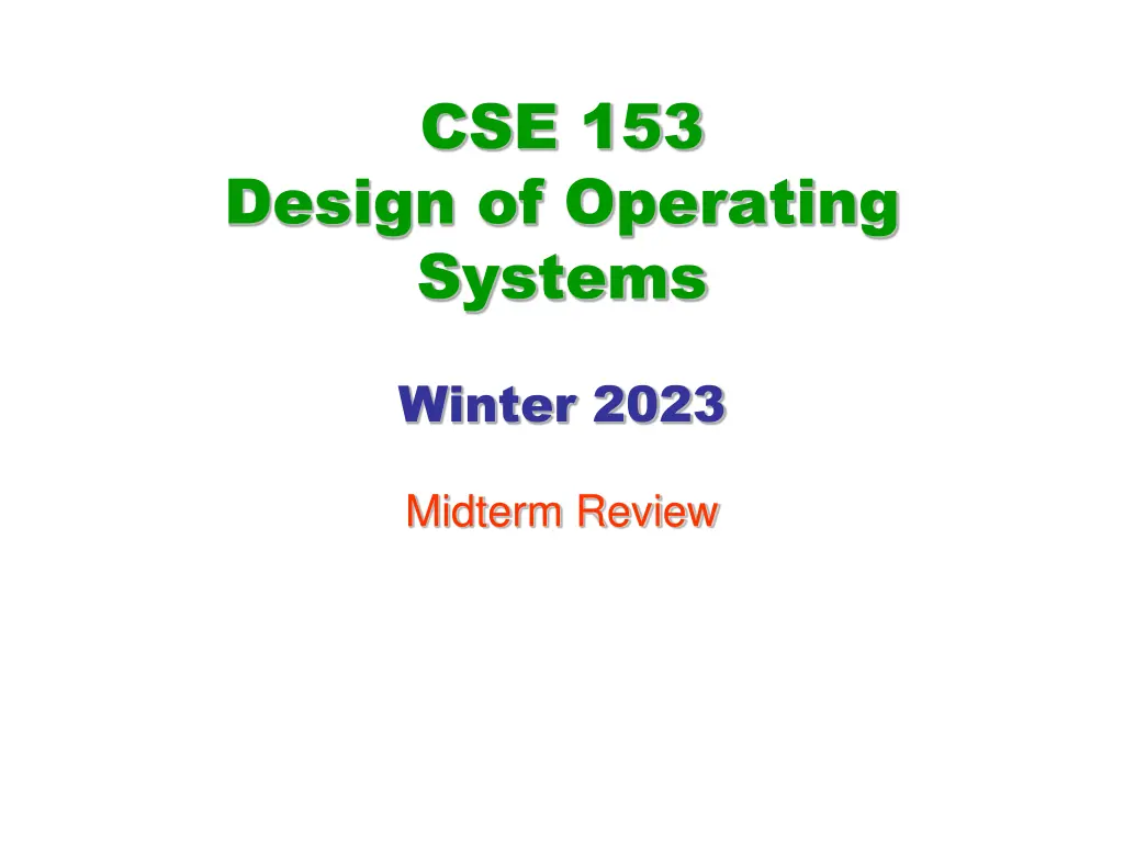 cse 153