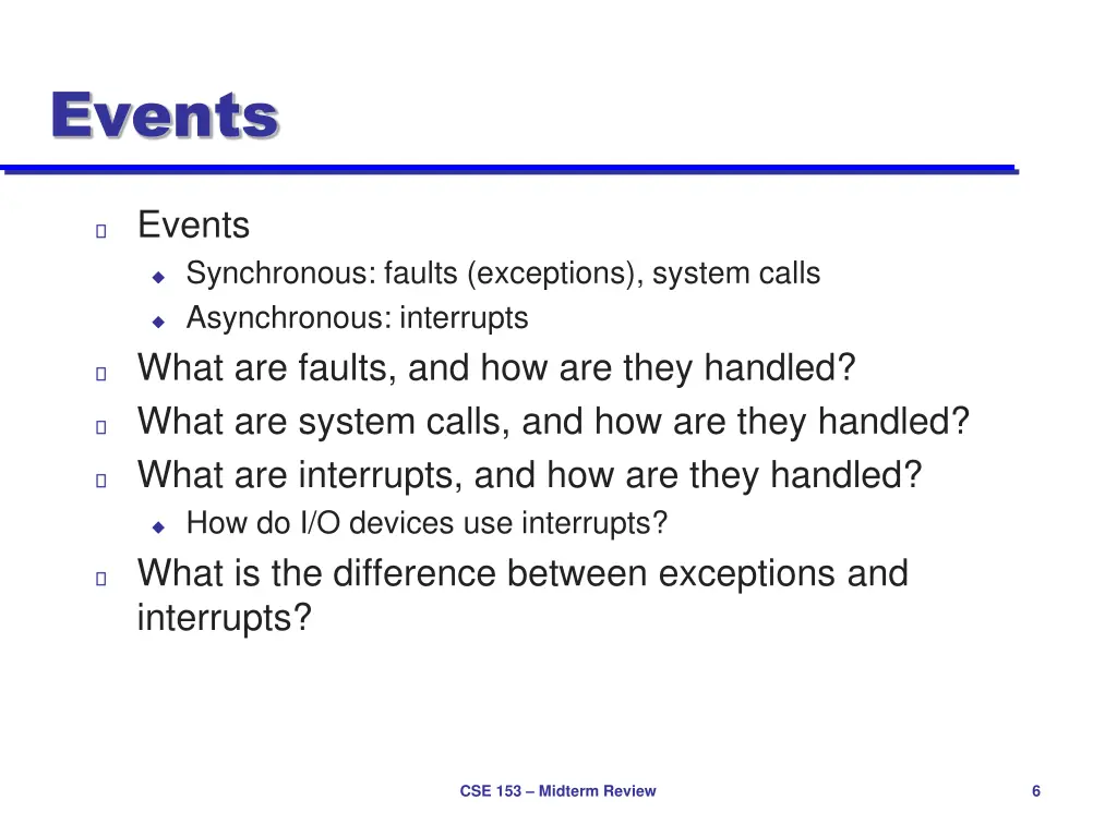 events