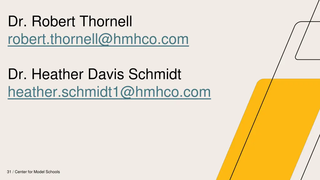 dr robert thornell robert thornell@hmhco com