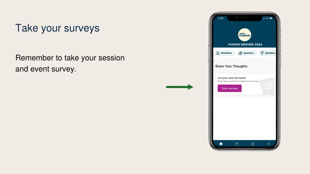 take your surveys