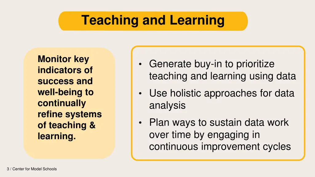 teaching and learning