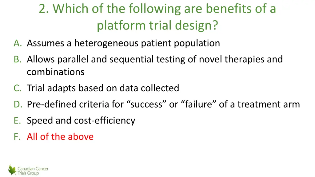 2 which of the following are benefits 1