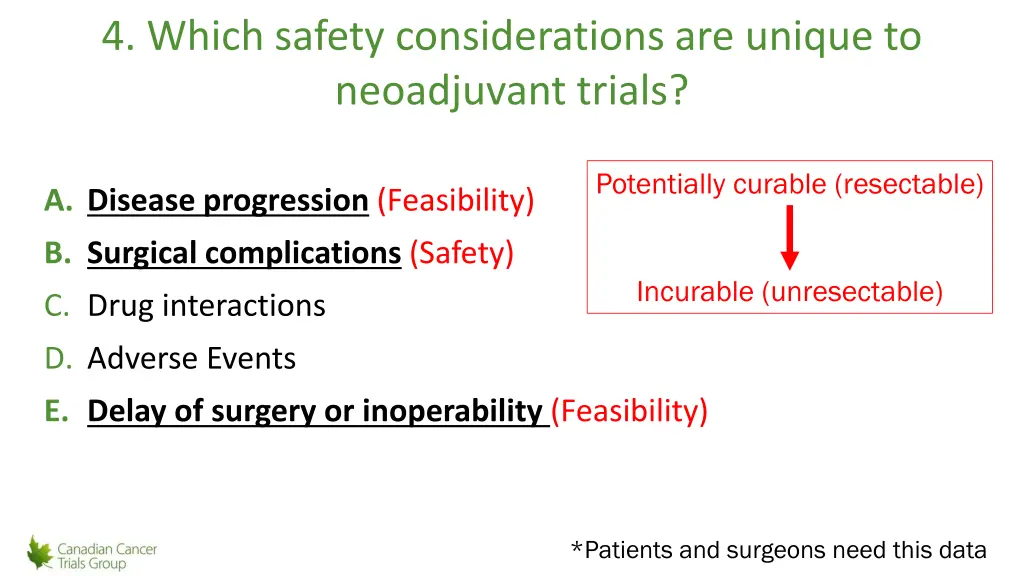 4 which safety considerations are unique 1