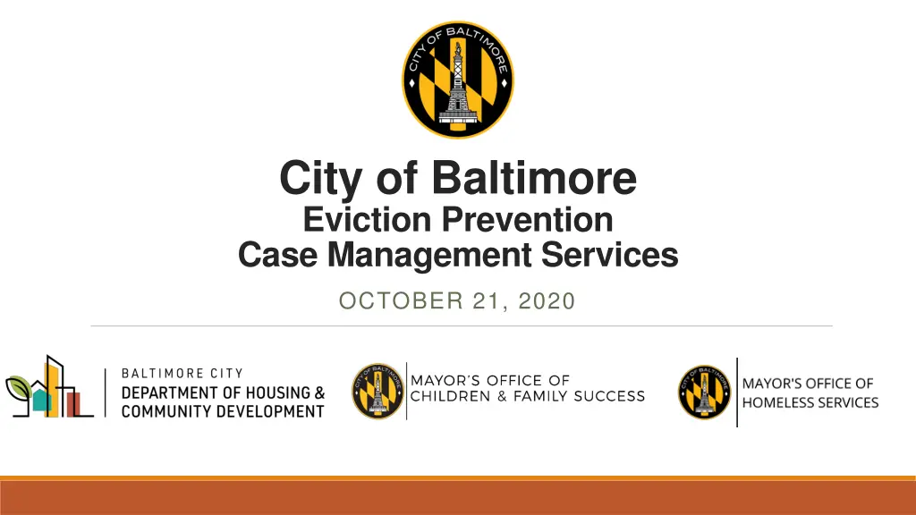 city of baltimore eviction prevention case