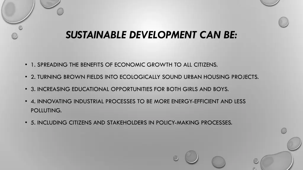 sustainable development can be