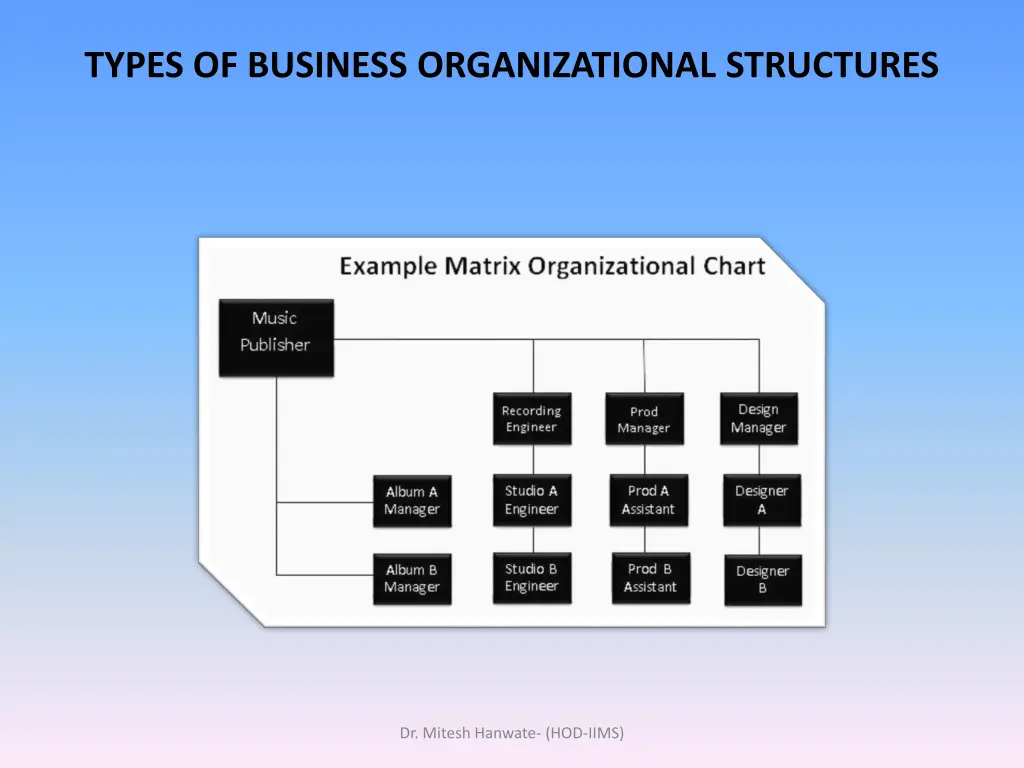 types of business organizational structures