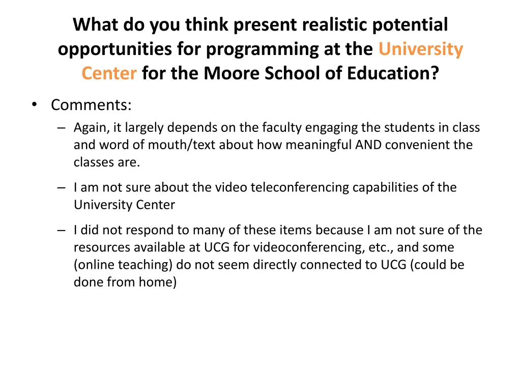 what do you think present realistic potential 17