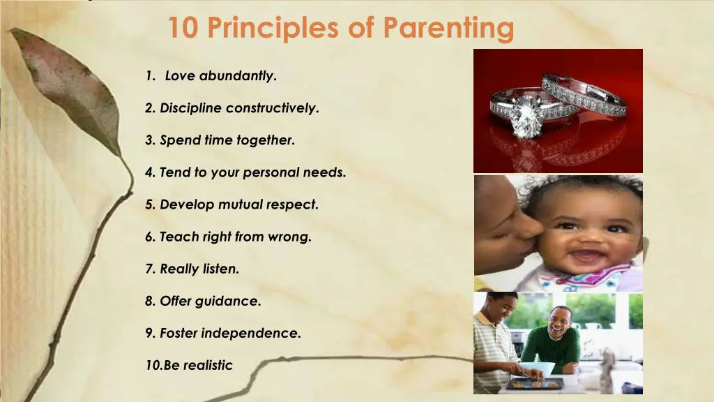 10 principles of parenting