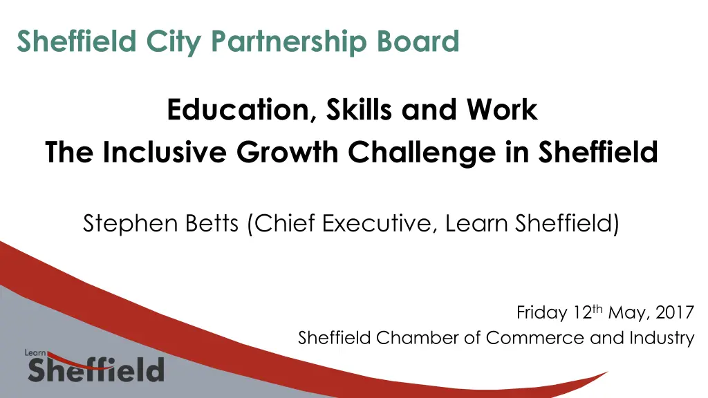sheffield city partnership board
