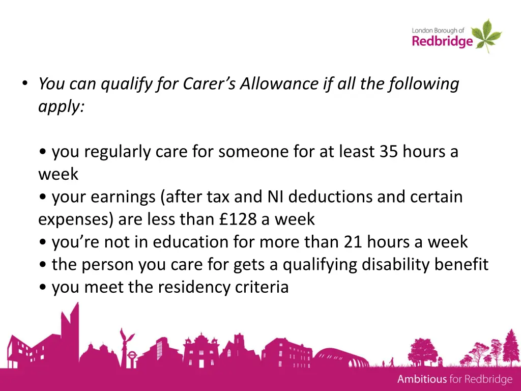 you can qualify for carer s allowance
