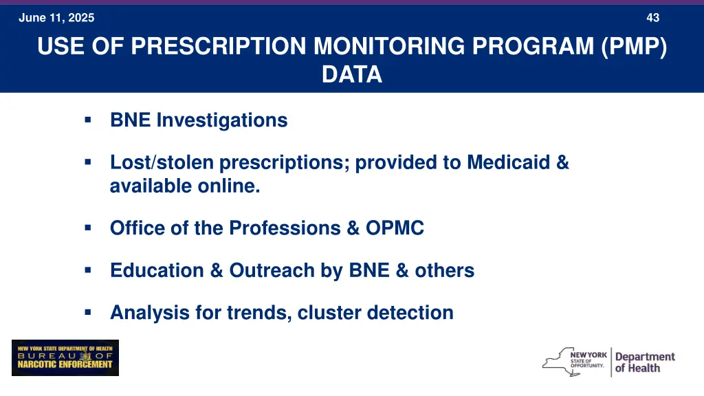 june 11 2025 use of prescription monitoring