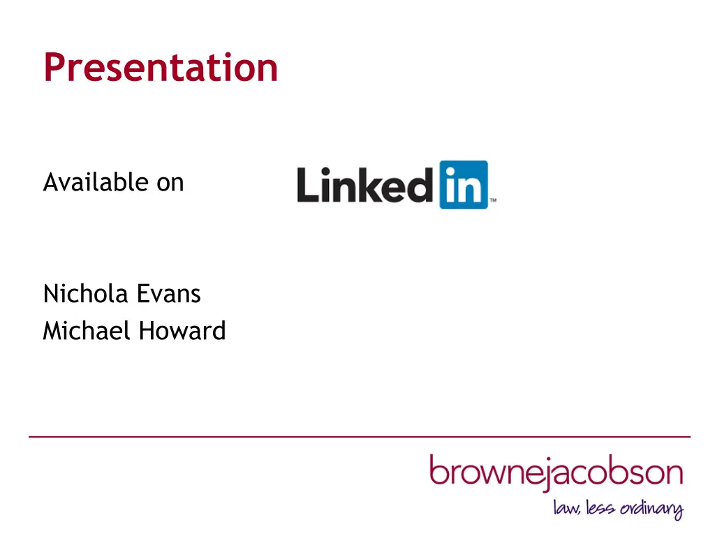 presentation