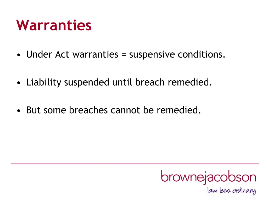 warranties 3