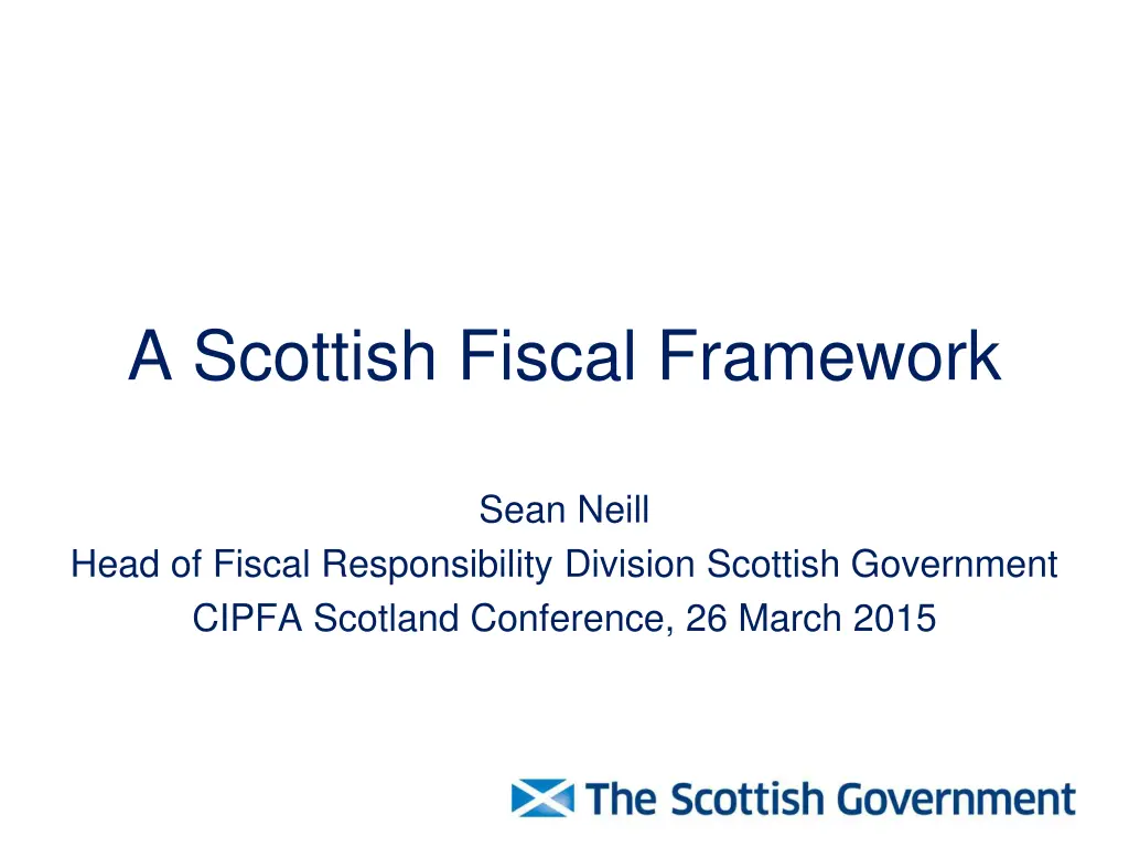 a scottish fiscal framework