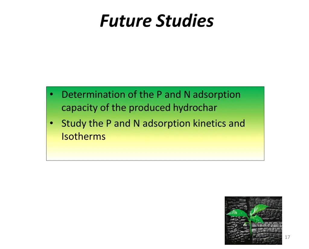 future studies