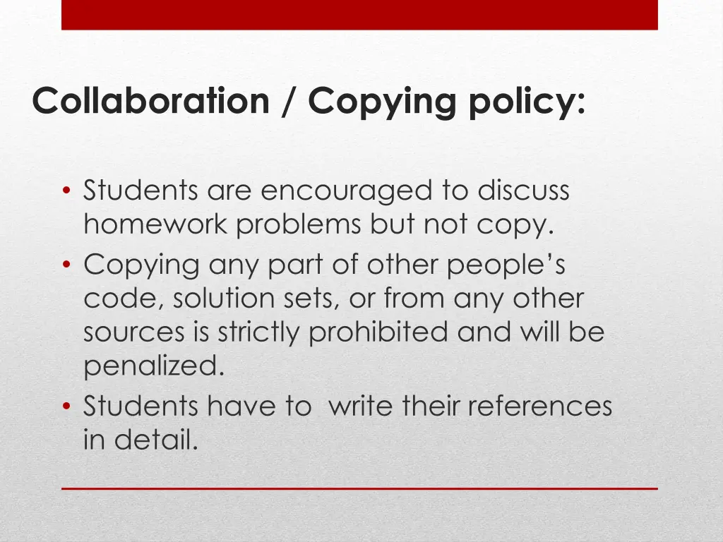collaboration copying policy