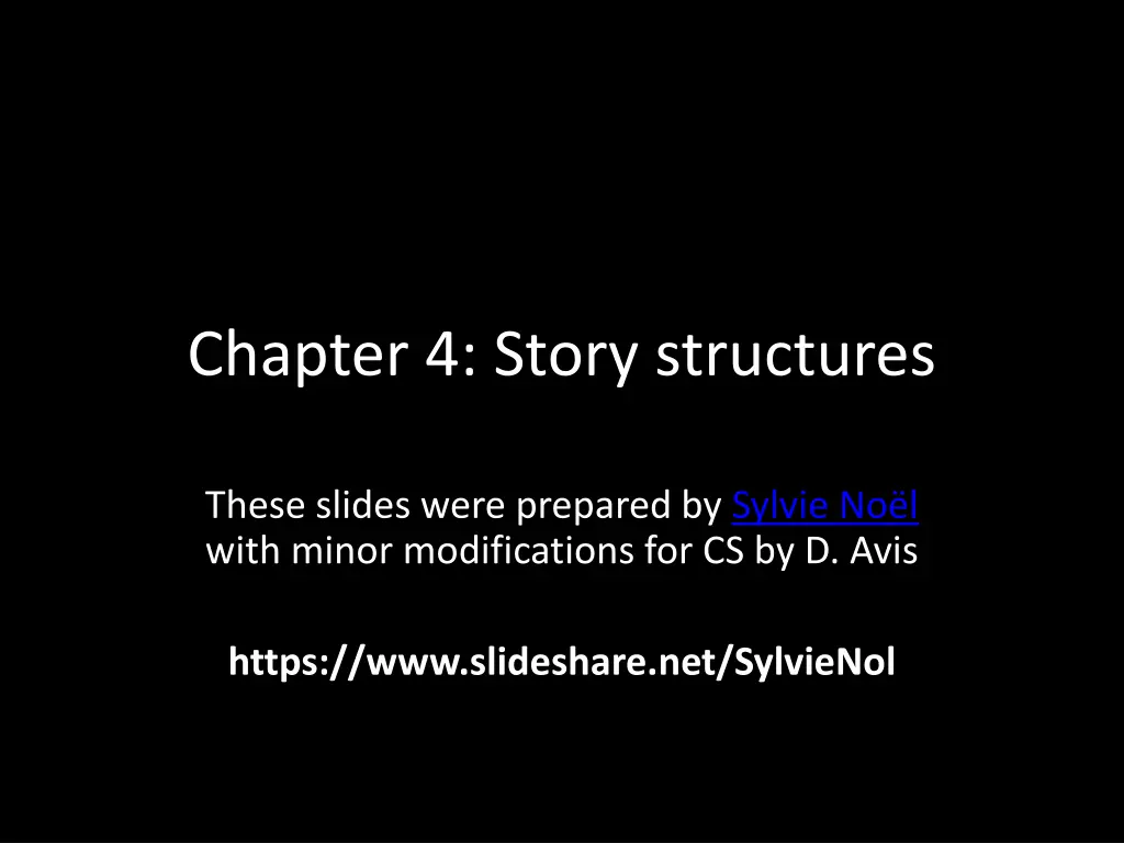 chapter 4 story structures