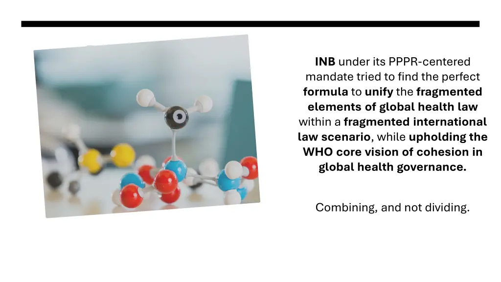 inb under its pppr centered mandate tried to find