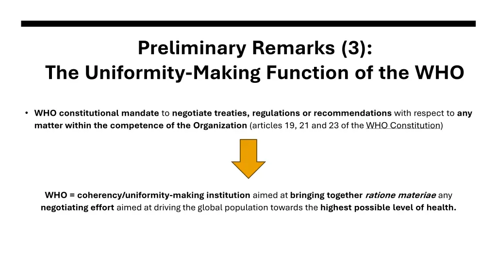 preliminary remarks 3 the uniformity making 1